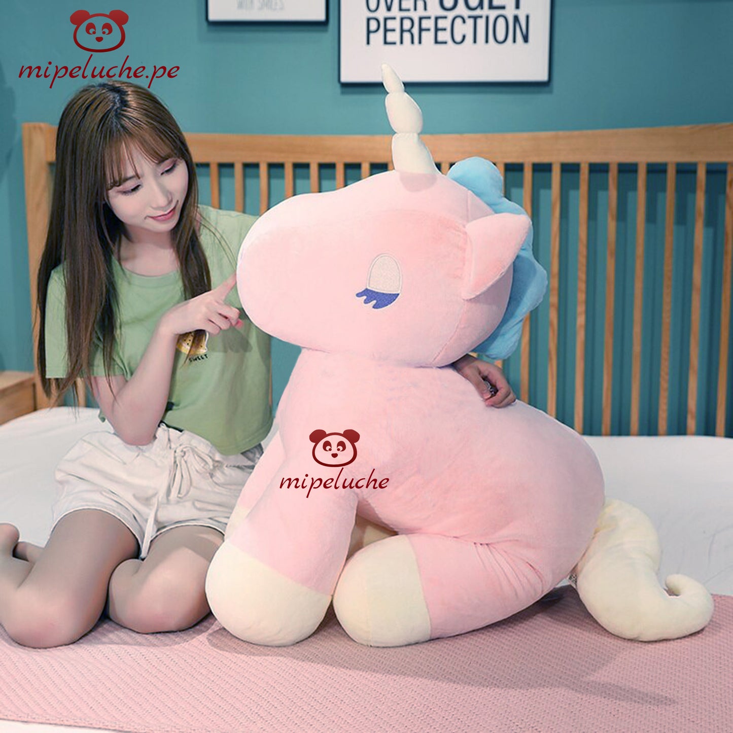 unicornio pony caballo peluche almohada dormir lima peru perú envio delivery tienda de regalos envios felpa cojin dia de la madre niños bebes baby shower san valentin enamorados cumpleaños