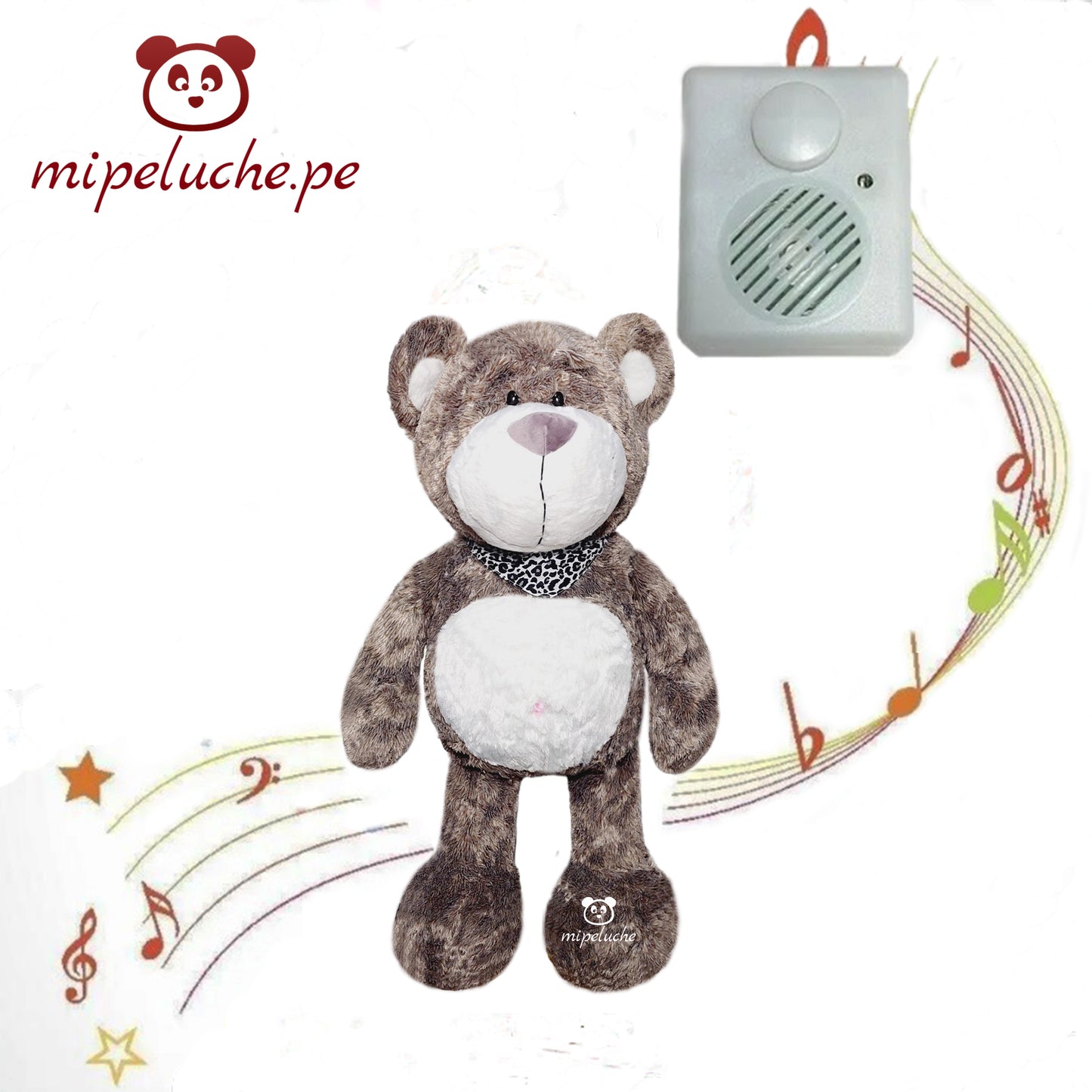 Oso Peluche de 80 Cm Felpa Importado Con Música