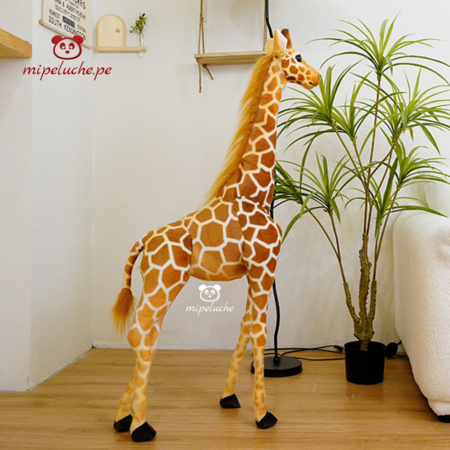 jirafa grande gigante felpa peluche animal selva envio lima peru perú delivery tienda de regalo rapido peluche juguete dia del niño cumpleaños dibujos navidad adorno novia enamorada