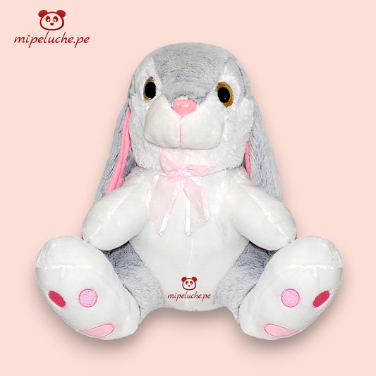 conejo coneja conejita suave peluche felpa juguete con chompa muñeca orejas largas lima peru perú barato envío a domicilio juguete tienda de regalos niños dia de la madre san valentin enamorados cumpleaños