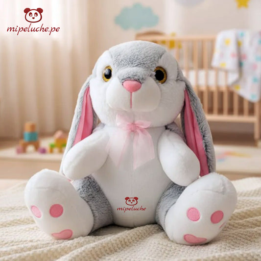 conejo coneja conejita suave peluche felpa juguete con chompa muñeca orejas largas lima peru perú barato envío a domicilio juguete tienda de regalos niños dia de la madre san valentin enamorados cumpleaños