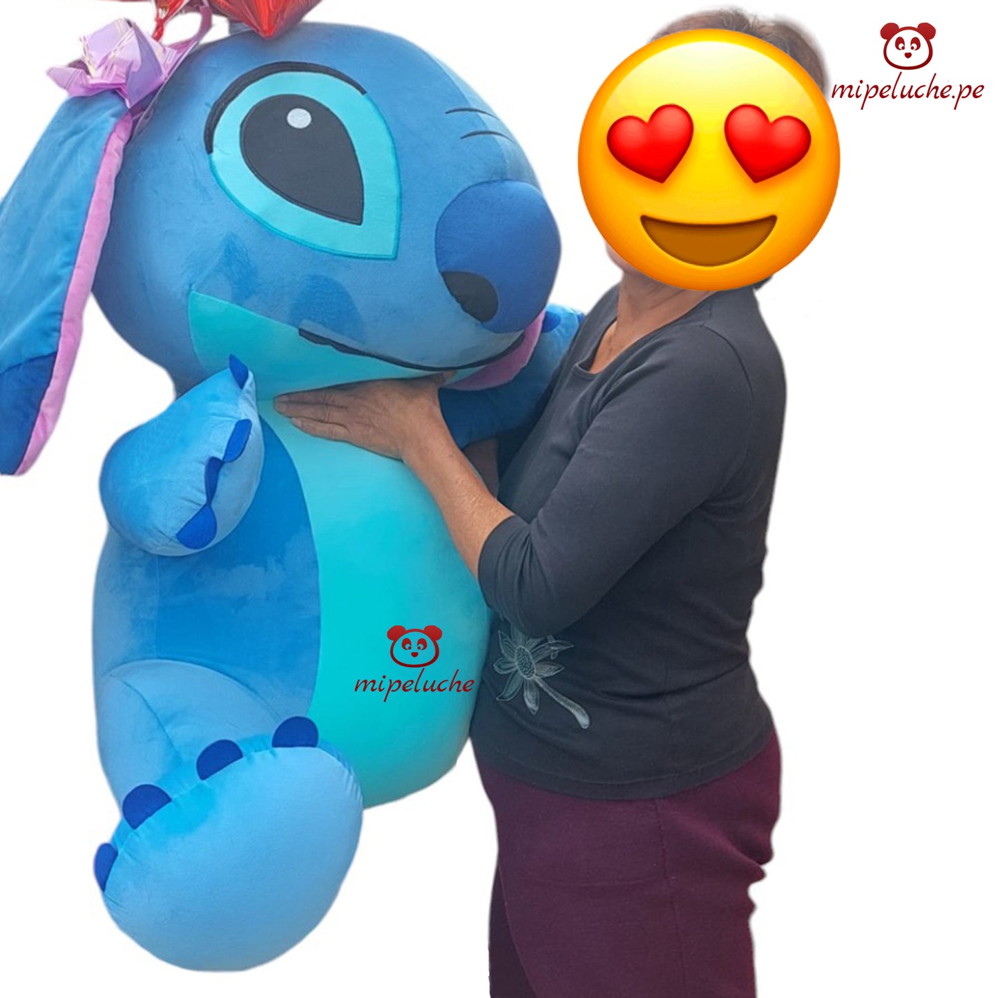 stich stitch lilo angela trapo gigante grande enorme disfrazado peluche lima peru perú delivery tienda de regalos niño envios oso felpa san valentin enamorados dia de la madre navidad cumpleaños novios