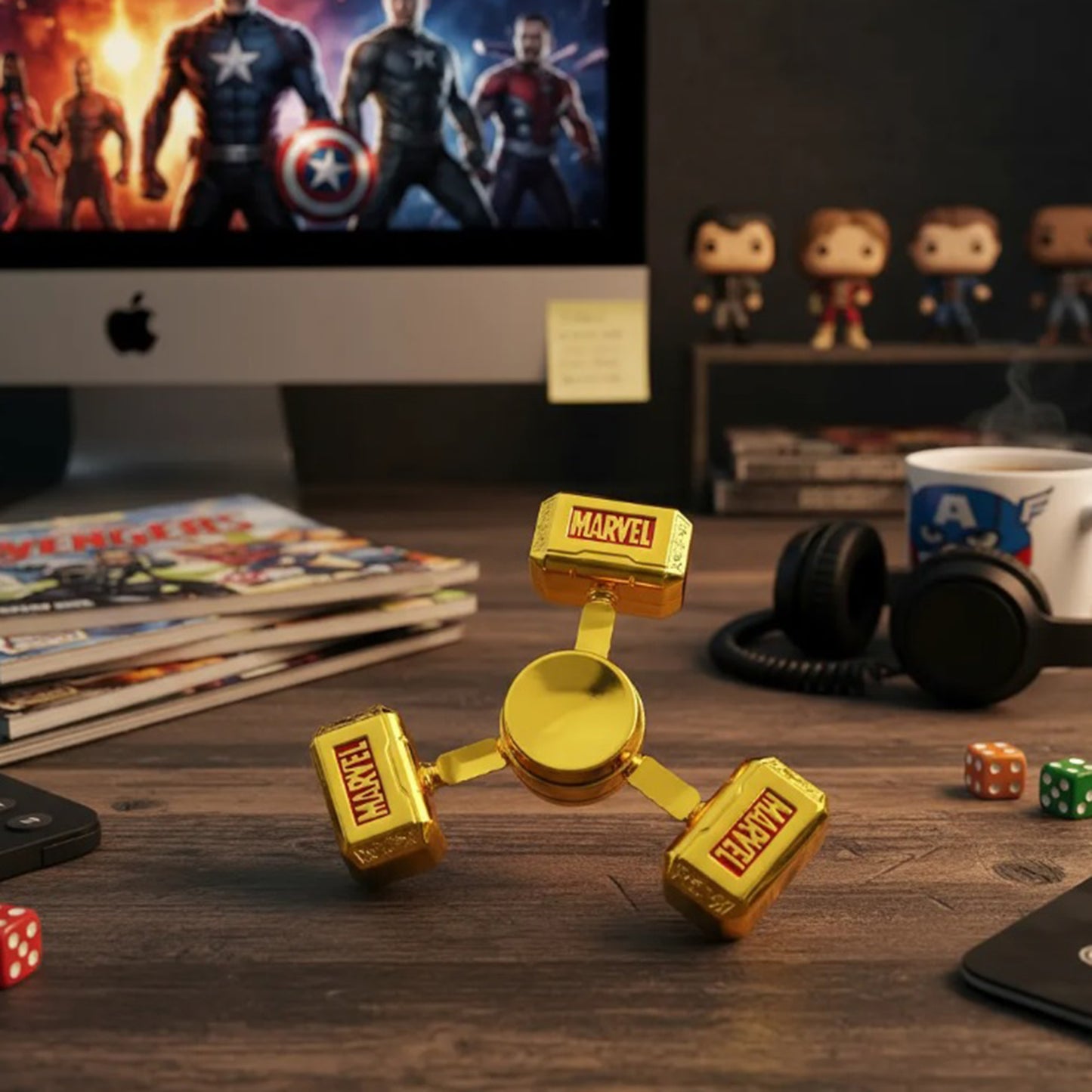 fidget spiner spinner tienda de regalos en Lima Peru perú envio gratis delivery niños juguete original Ansiedad Stress Hiperactivos Metal aluminio cumpleaños lujo juguete thor martillo vengadores marvel original