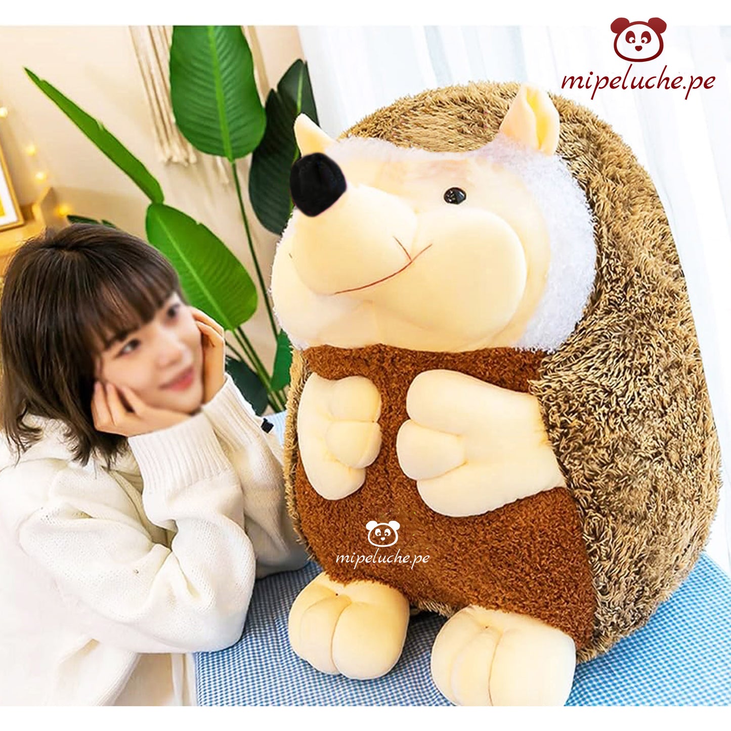 peluche grande gigante regalo erizo puerco espin tienda lima peru perú barato envio delivery tienda de regalos felpa enamorados san valentin dia de la madre cumpleaños bebes