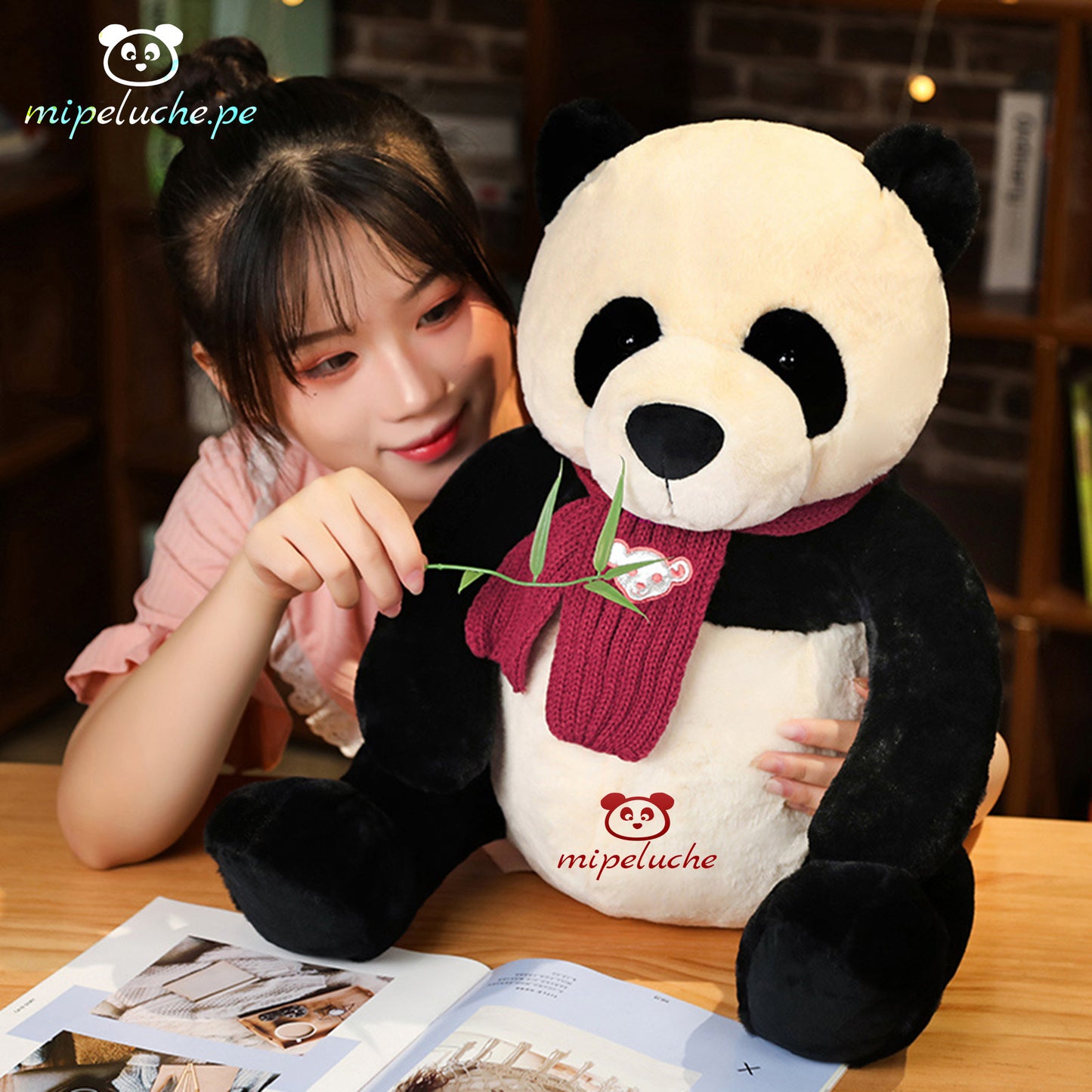 panda peluche peluches pandita felpa lima peru perú barato envio tienda de regalos tierno envio delivery oso osos enamorados san valentin dia de la madre regalo navidad cumpleaños