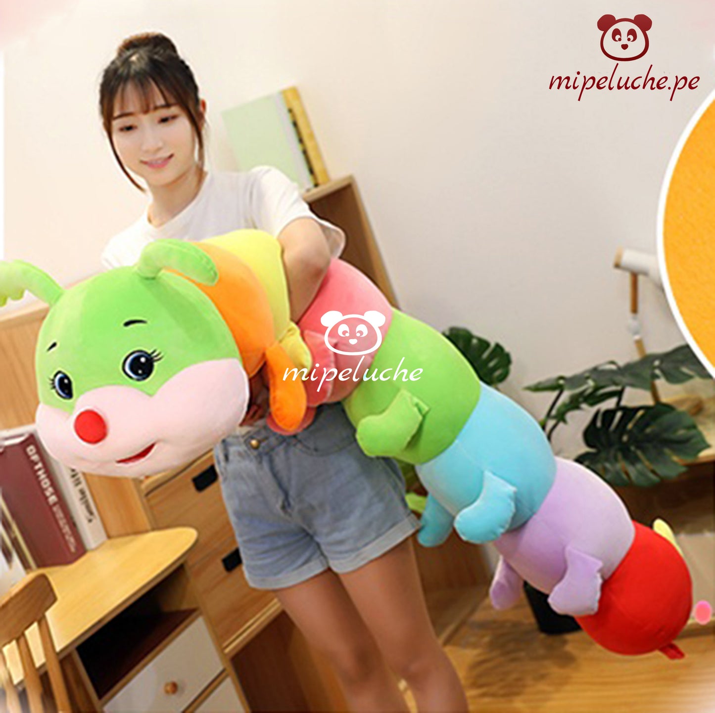 gusano oruga kawai gusanito peluche felpa tienda de regalo mipeluche original lima peru perú envios delivery enamorados san valentin dia de la madre niños cumpleaños