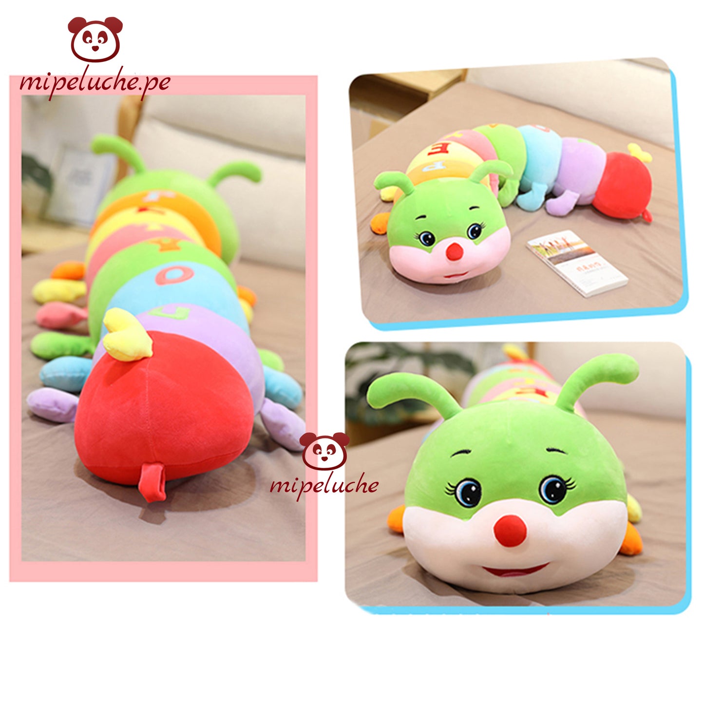gusano oruga kawai gusanito peluche felpa tienda de regalo mipeluche original lima peru perú envios delivery enamorados san valentin dia de la madre niños cumpleaños