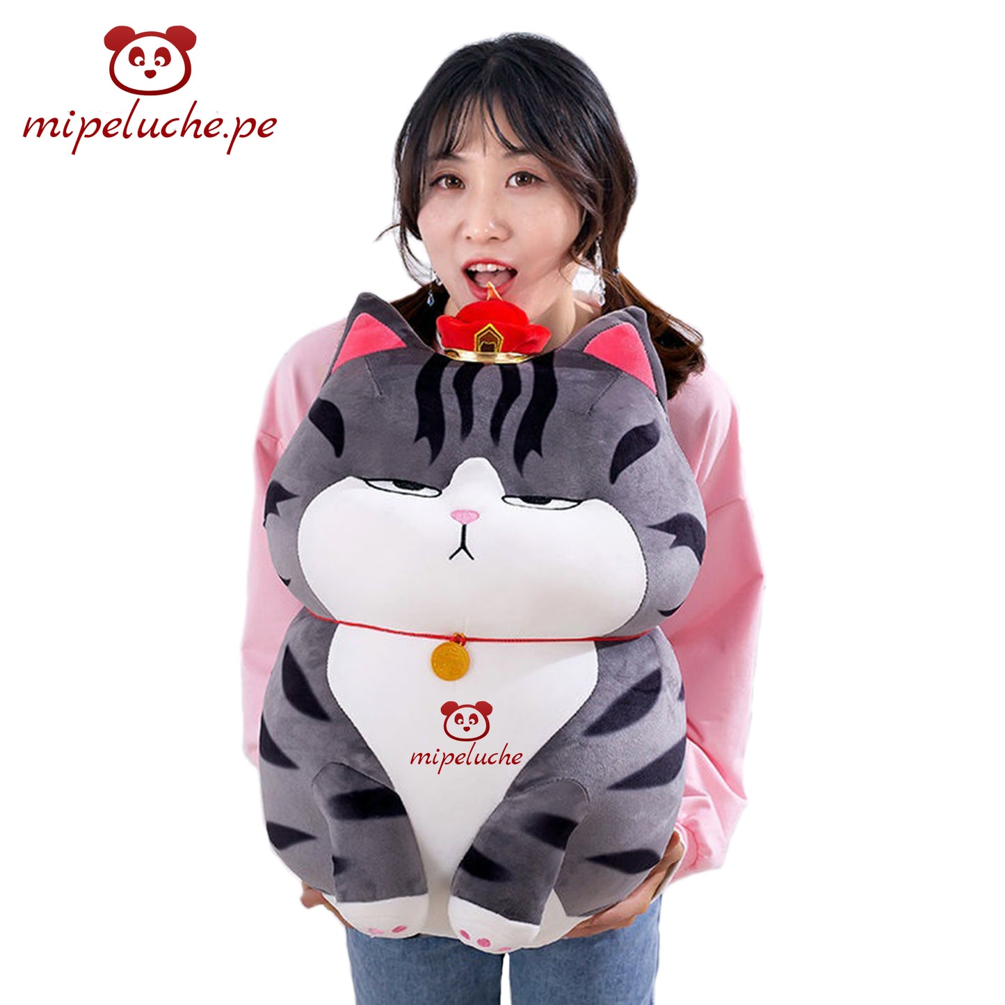gata emperador grande gigante kawai chino gato gatito gatita peluche felpa tienda de regalo original lima peru perú envios delivery enamorados san valentin dia de la madre niños cumpleaños