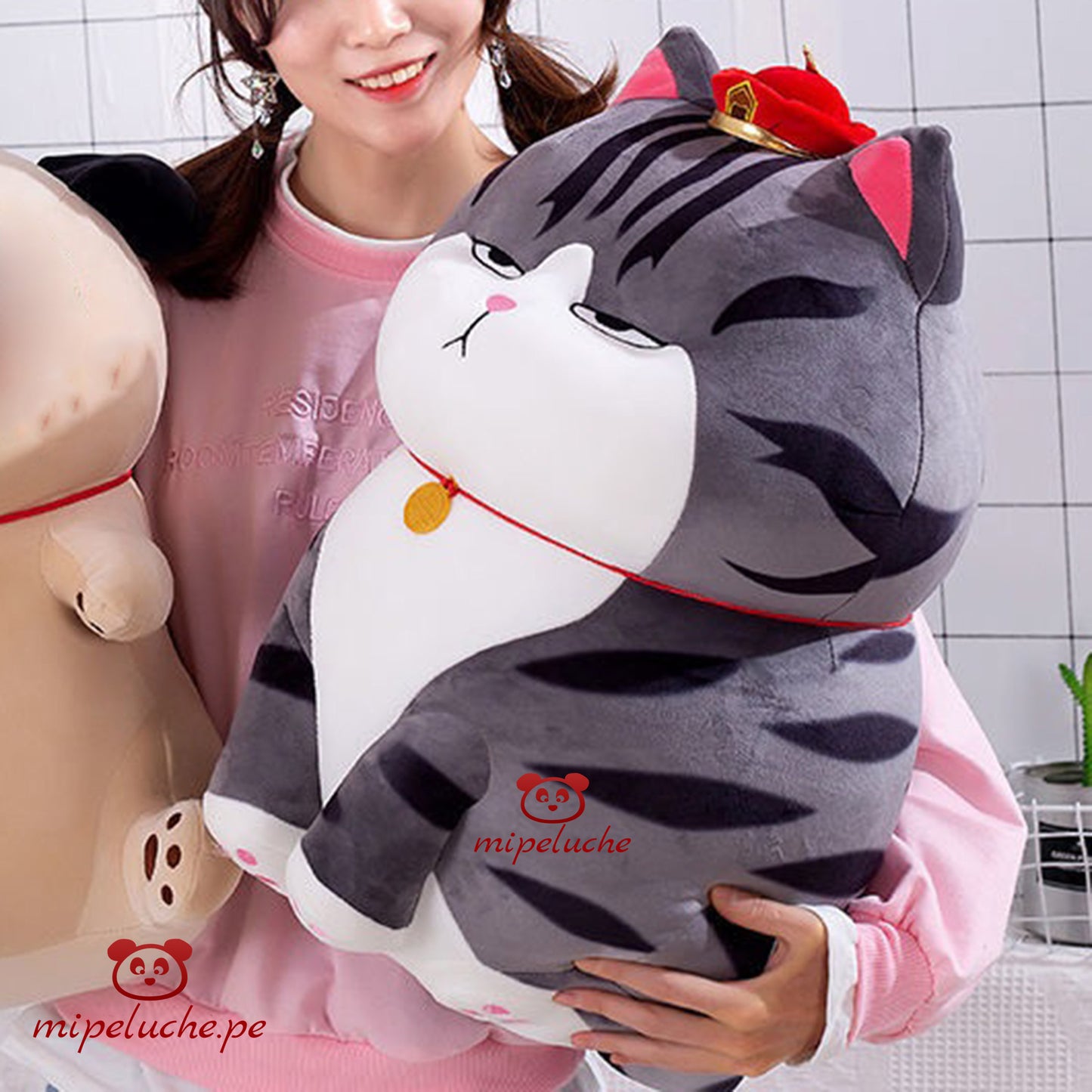 gata emperador grande gigante kawai chino gato gatito gatita peluche felpa tienda de regalo original lima peru perú envios delivery enamorados san valentin dia de la madre niños cumpleaños
