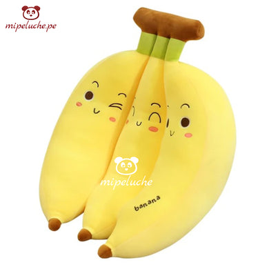 almohada kawaii platano banana fruta cojin regalo juguetea kawai chino felpa tienda de regalo original lima peru perú envios delivery enamorados san valentin dia de la madre niños cumpleaños