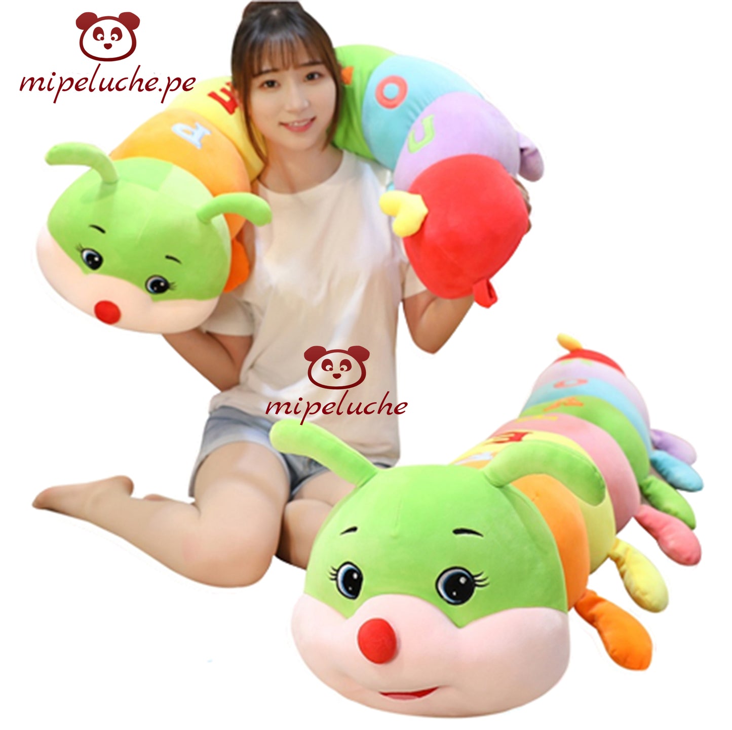 gusano oruga kawai gusanito peluche felpa tienda de regalo mipeluche original lima peru perú envios delivery enamorados san valentin dia de la madre niños cumpleaños