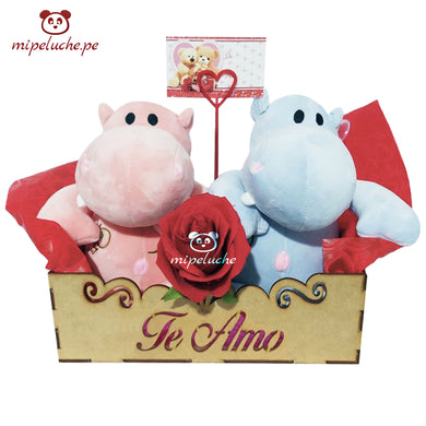 pareja de hipopotamo hipopotamos peluche envios lima peru perú delivery felpa tienda de regalos san valentin enamorados original novios cumpleaños pareja dia de la madre navidad