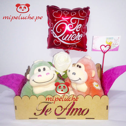 peluche gorila gorilas mono monos monito enamorados grande lima peru perú envio delivery tienda de regalo juguete niños san valentin dia de la madre enamorados felpa cumpleaños arreglo