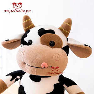 vaca vaquita lechera lola peluche almohada dormir lima peru perú envio delivery tienda de regalos envios felpa cojin dia de la madre niños bebes baby shower san valentin enamorados cumpleaños