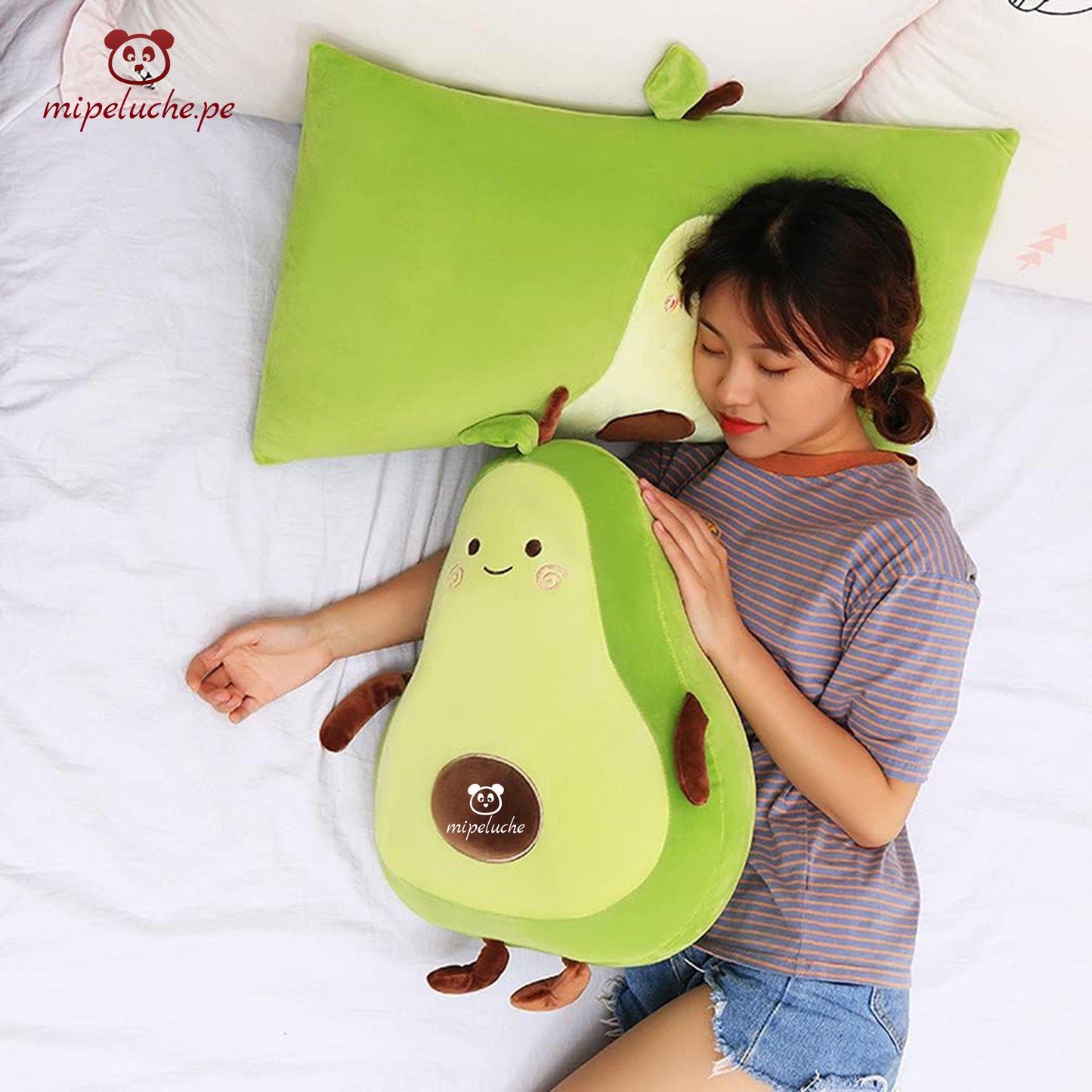 almohada kawaii palta aguacate fruta cojin regalo juguete kawai chino felpa tienda de regalo original lima peru perú envios delivery enamorados san valentin dia de la madre niños cumpleaños