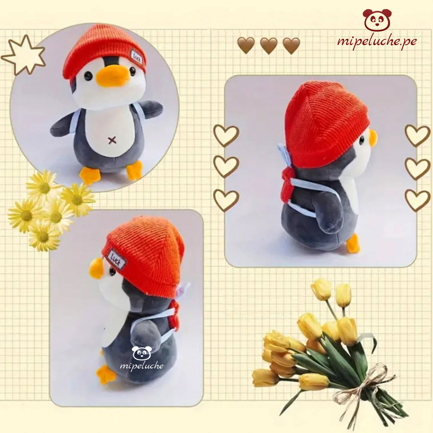 peluche pinguino lima envio gratis delivery tienda de regalos peru felpa enamorados san valentin cumpleaños dia de la madre niños navidad