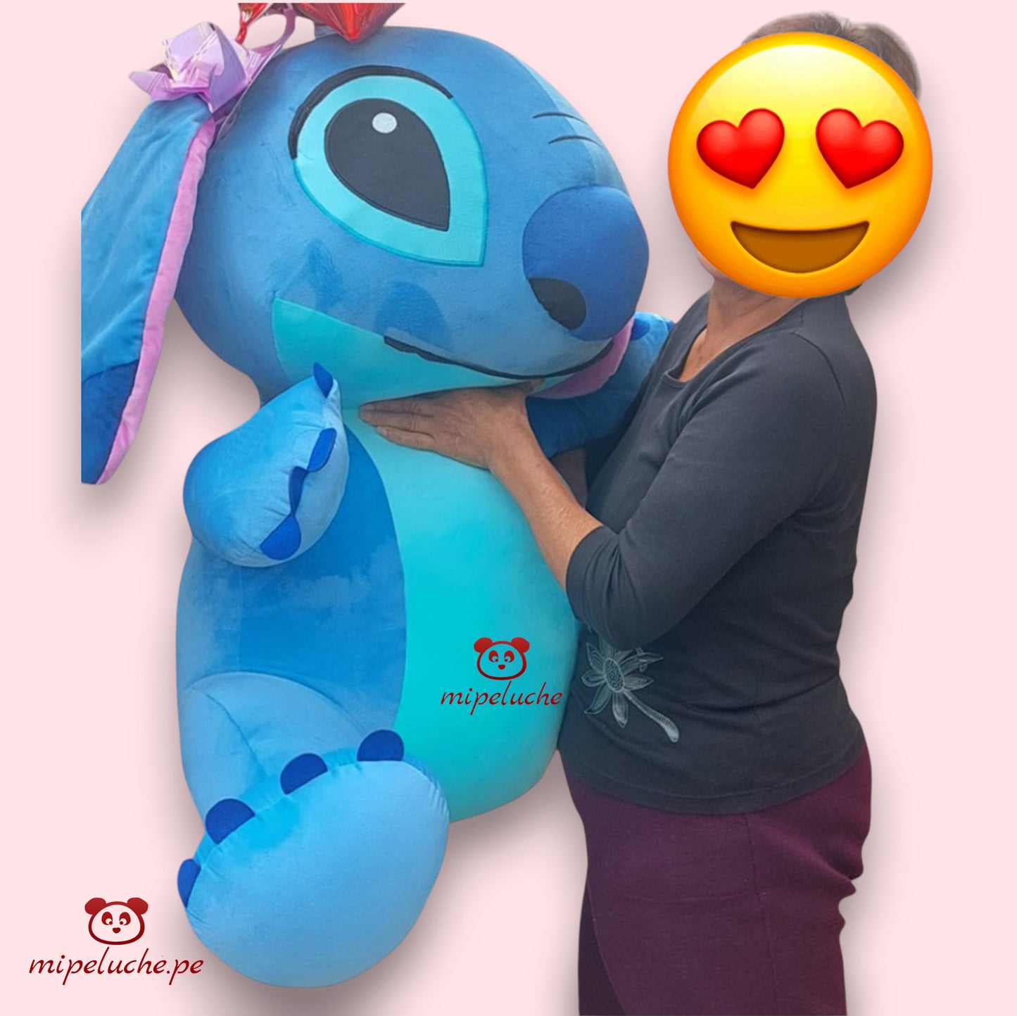 stich stitch lilo angela trapo gigante grande enorme disfrazado peluche lima peru perú delivery tienda de regalos niño envios oso felpa san valentin enamorados dia de la madre navidad cumpleaños novios