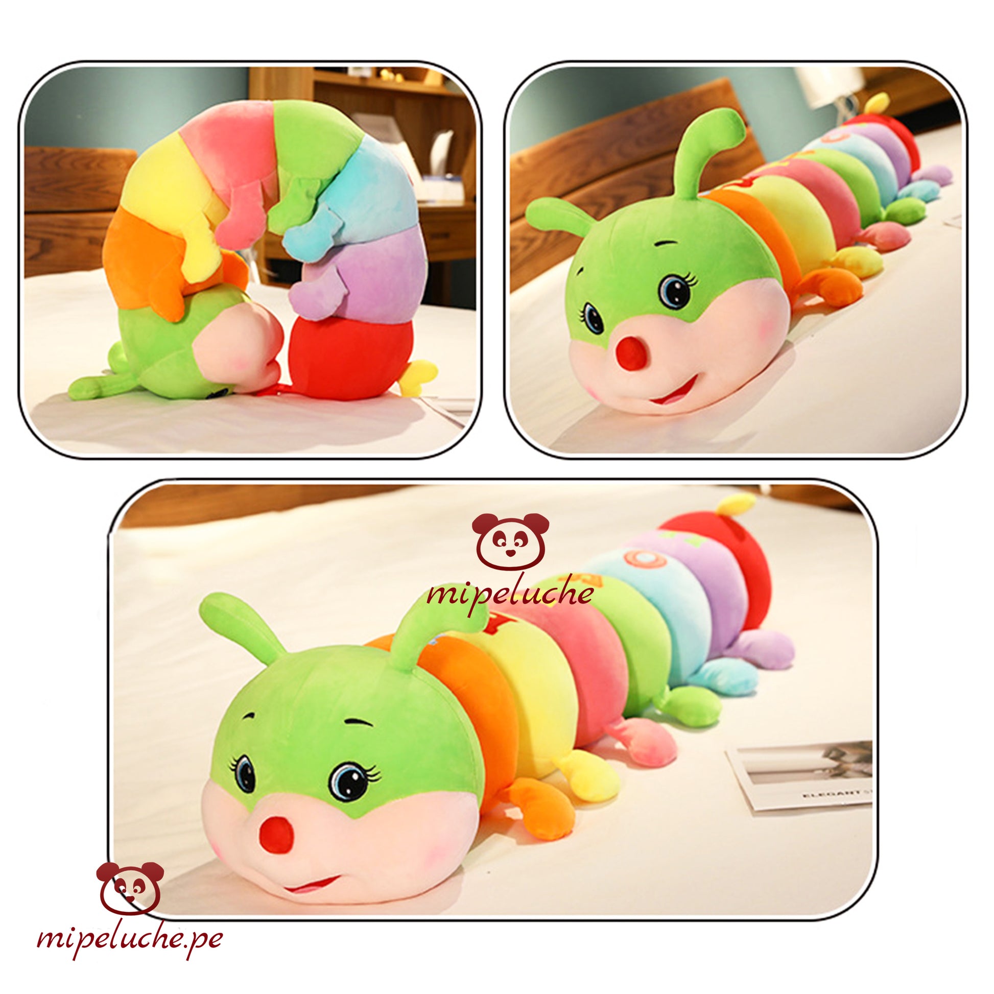 gusano oruga kawai gusanito peluche felpa tienda de regalo mipeluche original lima peru perú envios delivery enamorados san valentin dia de la madre niños cumpleaños