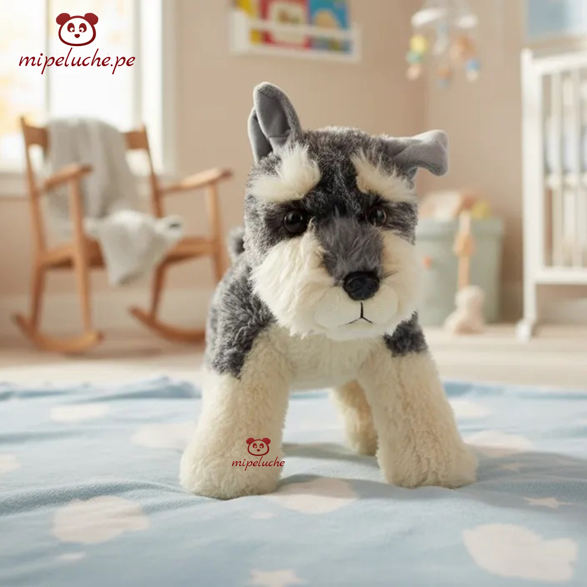 perrito perro peluche cachorro cachorrito schnauzer felpa tienda de regalo original lima peru perú barato envío a domicilio juguete tienda de regalos niños dia de la madre san valentin enamorados cumpleaños
