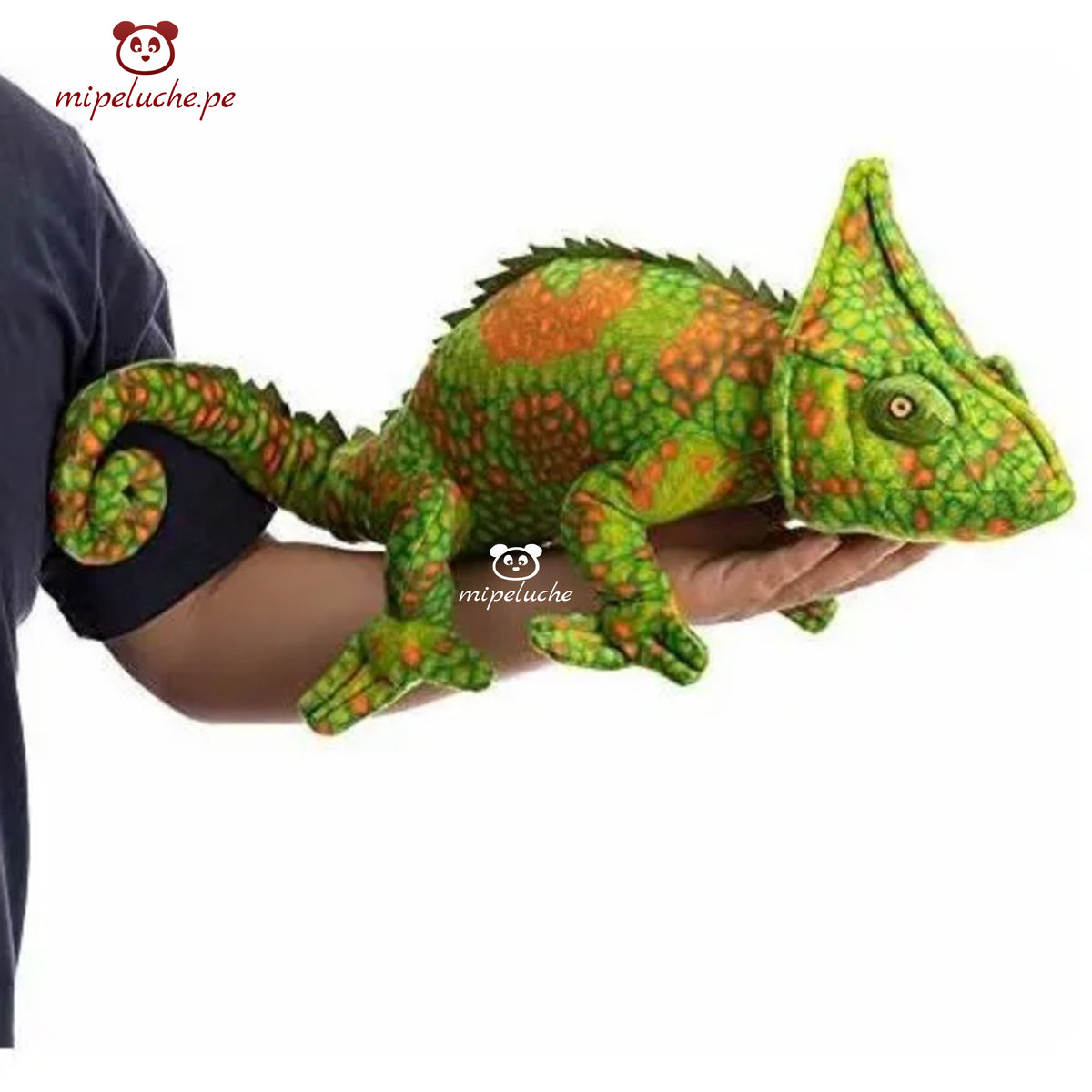 camaleón camaleon lagarto realista peluche felpa lima peru perú barato envio suave pelaje regalo original tienda de regalo delivery san valentin enamorados navidad dia de la madre juguete novios cumpleaños