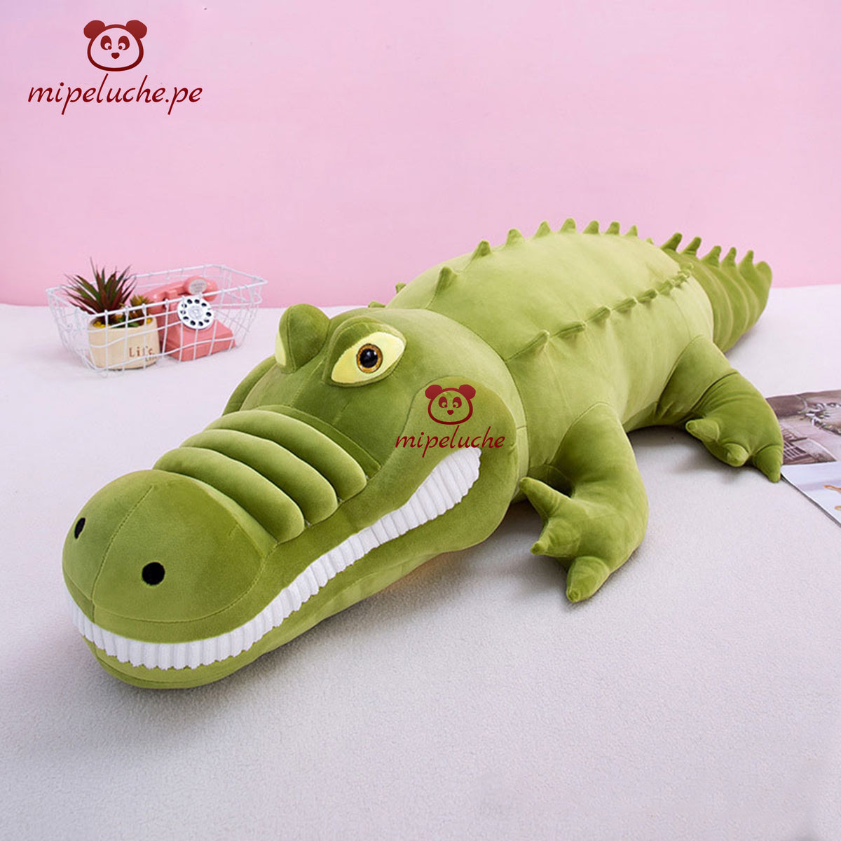 cocodrilo peluche felpa lima peru perú barato envio suave pelaje regalo original tienda de regalo delivery san valentin enamorados novios navidad ida de la madre