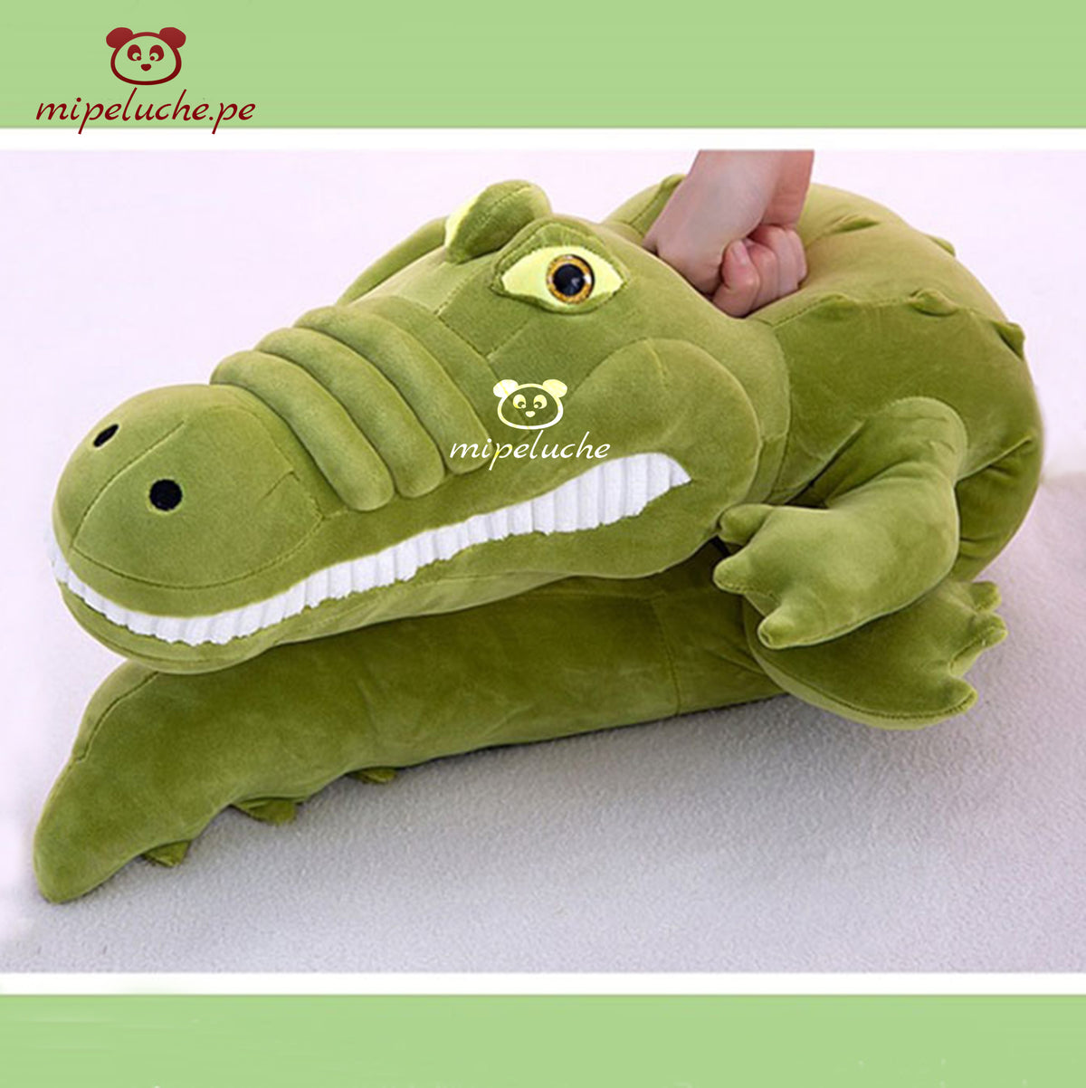 cocodrilo peluche felpa lima peru perú barato envio suave pelaje regalo original tienda de regalo delivery san valentin enamorados novios navidad ida de la madre