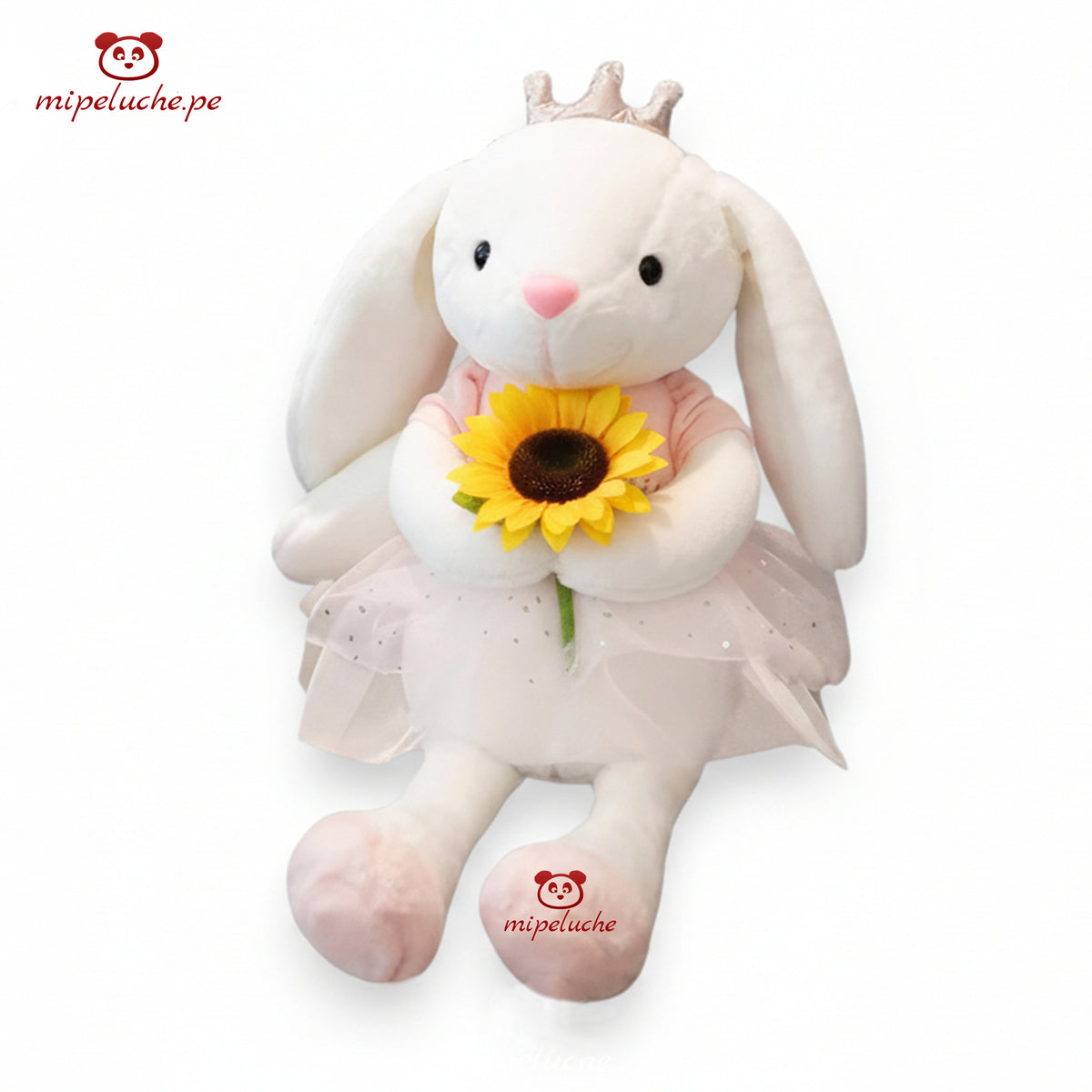 conejo coneja conejita suave peluche felpa juguete con chompa muñeca orejas largas lima peru perú barato envío a domicilio juguete tienda de regalos niños dia de la madre san valentin enamorados cumpleaños
