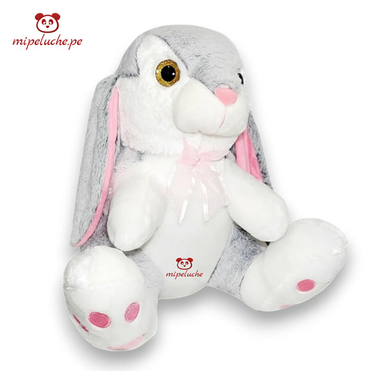 conejo coneja conejita suave peluche felpa juguete con chompa muñeca orejas largas lima peru perú barato envío a domicilio juguete tienda de regalos niños dia de la madre san valentin enamorados cumpleaños