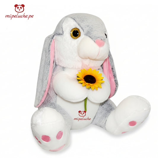 conejo coneja conejita suave peluche felpa juguete con chompa muñeca orejas largas lima peru perú barato envío a domicilio juguete tienda de regalos niños dia de la madre san valentin enamorados cumpleaños