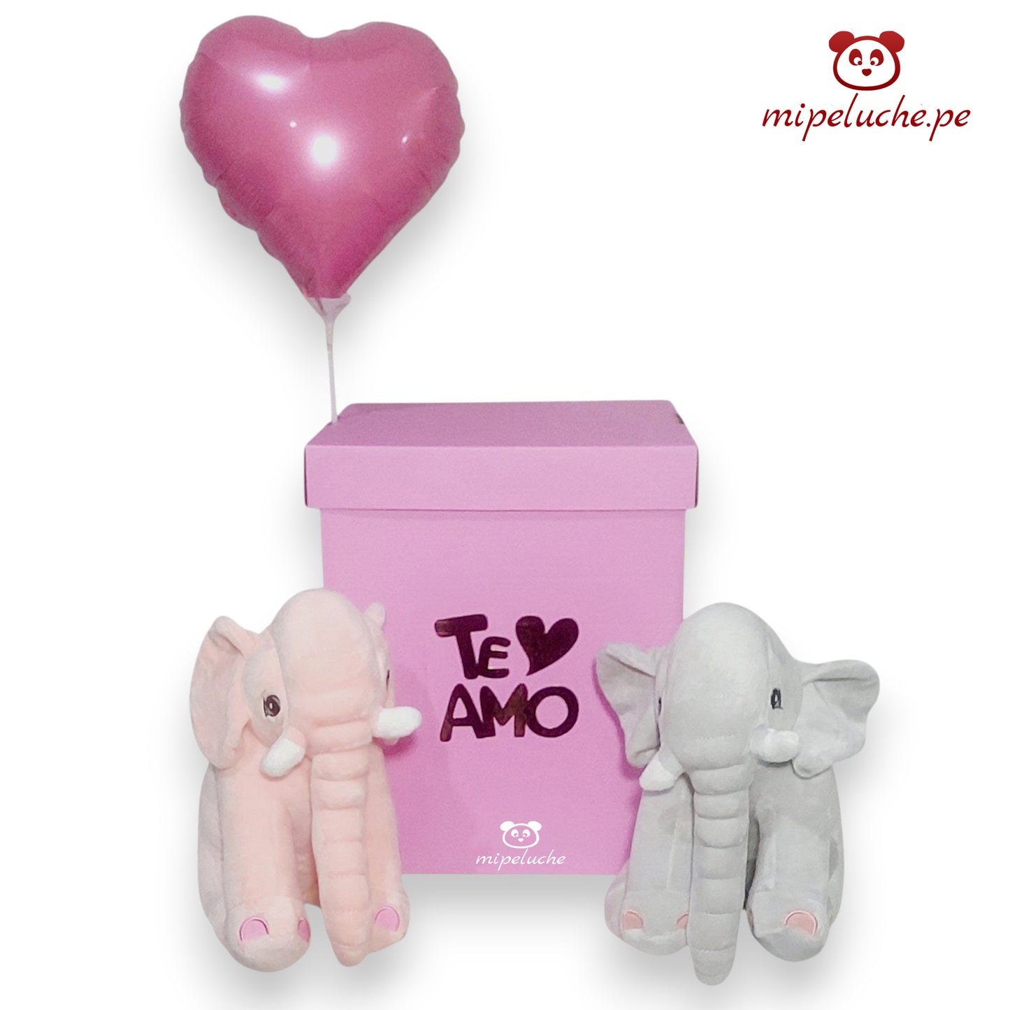 peluche elefante enamorados grande lima peru perú envio delivery tienda de regalo juguete niños san valentin dia de la madre enamorados felpa cumpleaños arreglo