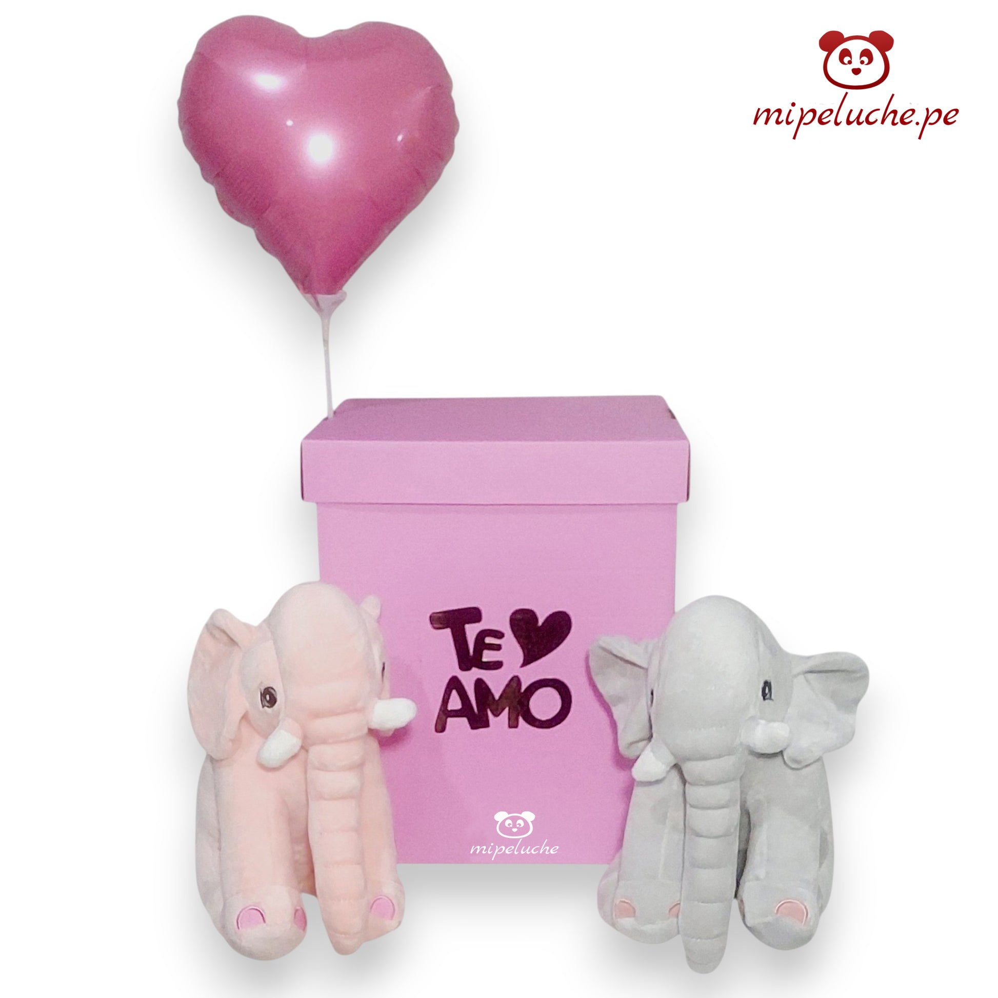 peluche elefante enamorados grande lima peru perú envio delivery tienda de regalo juguete niños san valentin dia de la madre enamorados felpa cumpleaños arreglo