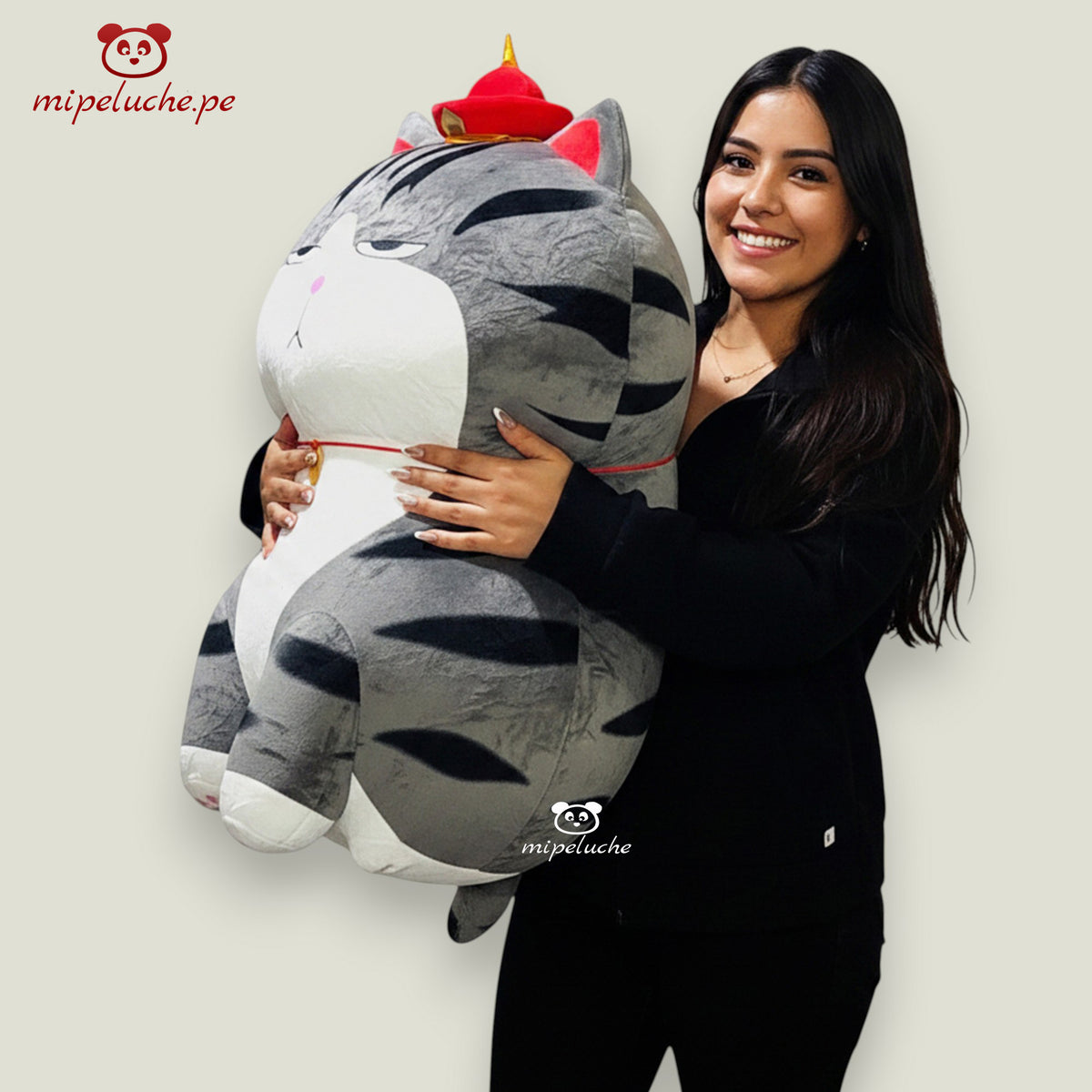 gata emperador grande gigante kawai chino gato gatito gatita peluche felpa tienda de regalo original lima peru perú envios delivery enamorados san valentin dia de la madre niños cumpleaños