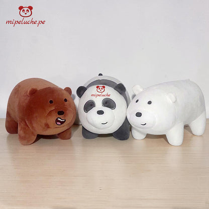 osos escandalosos oso pardo polar panda We Bare Bears escandaloso osito felpa peluche almohada dormir lima peru perú envio delivery tienda de regalo osos enamorados san valentin cumpleaños dia de la madre regalo original