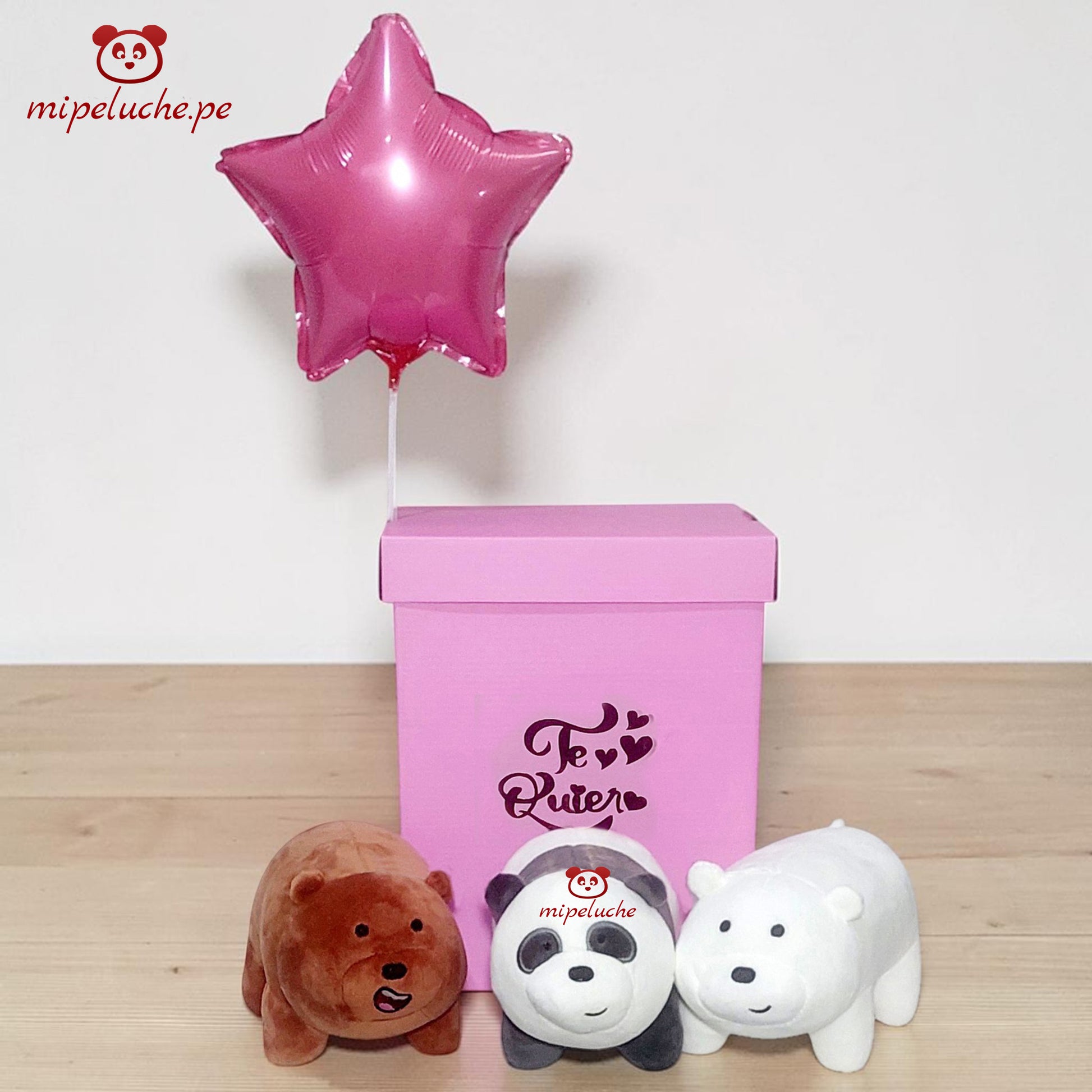 osos escandalosos oso pardo polar panda We Bare Bears escandaloso osito felpa peluche almohada dormir lima peru perú envio delivery tienda de regalo osos enamorados san valentin cumpleaños dia de la madre regalo original