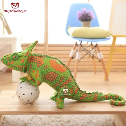 camaleón camaleon lagarto realista peluche felpa lima peru perú barato envio suave pelaje regalo original tienda de regalo delivery san valentin enamorados navidad dia de la madre juguete novios cumpleaños