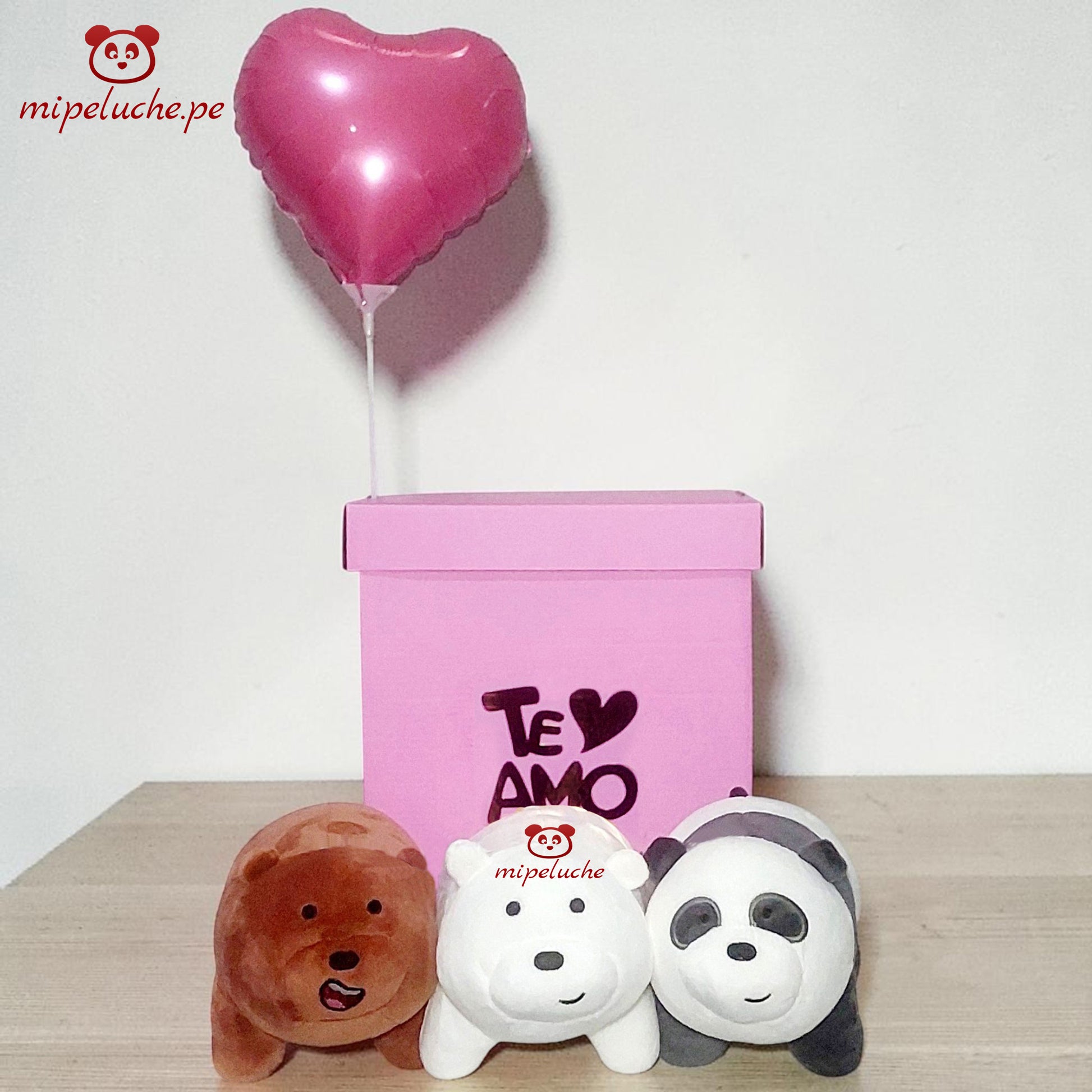 osos escandalosos oso pardo polar panda We Bare Bears escandaloso osito felpa peluche almohada dormir lima peru perú envio delivery tienda de regalo osos enamorados san valentin cumpleaños dia de la madre regalo original