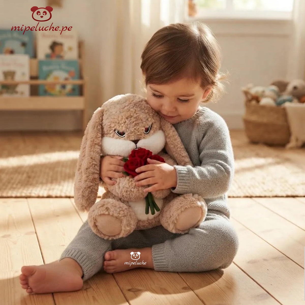 conejo coneja renegona enojada kawaii conejita suave peluche felpa juguete con chompa muñeca orejas largas lima peru perú barato envío a domicilio juguete tienda de regalos niños dia de la madre san valentin enamorados cumpleaños