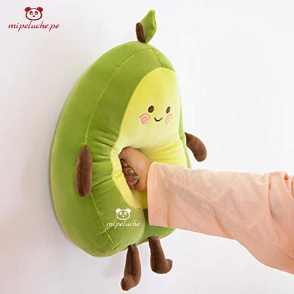 almohada kawaii palta aguacate fruta cojin regalo juguete kawai chino felpa tienda de regalo original lima peru perú envios delivery enamorados san valentin dia de la madre niños cumpleaños