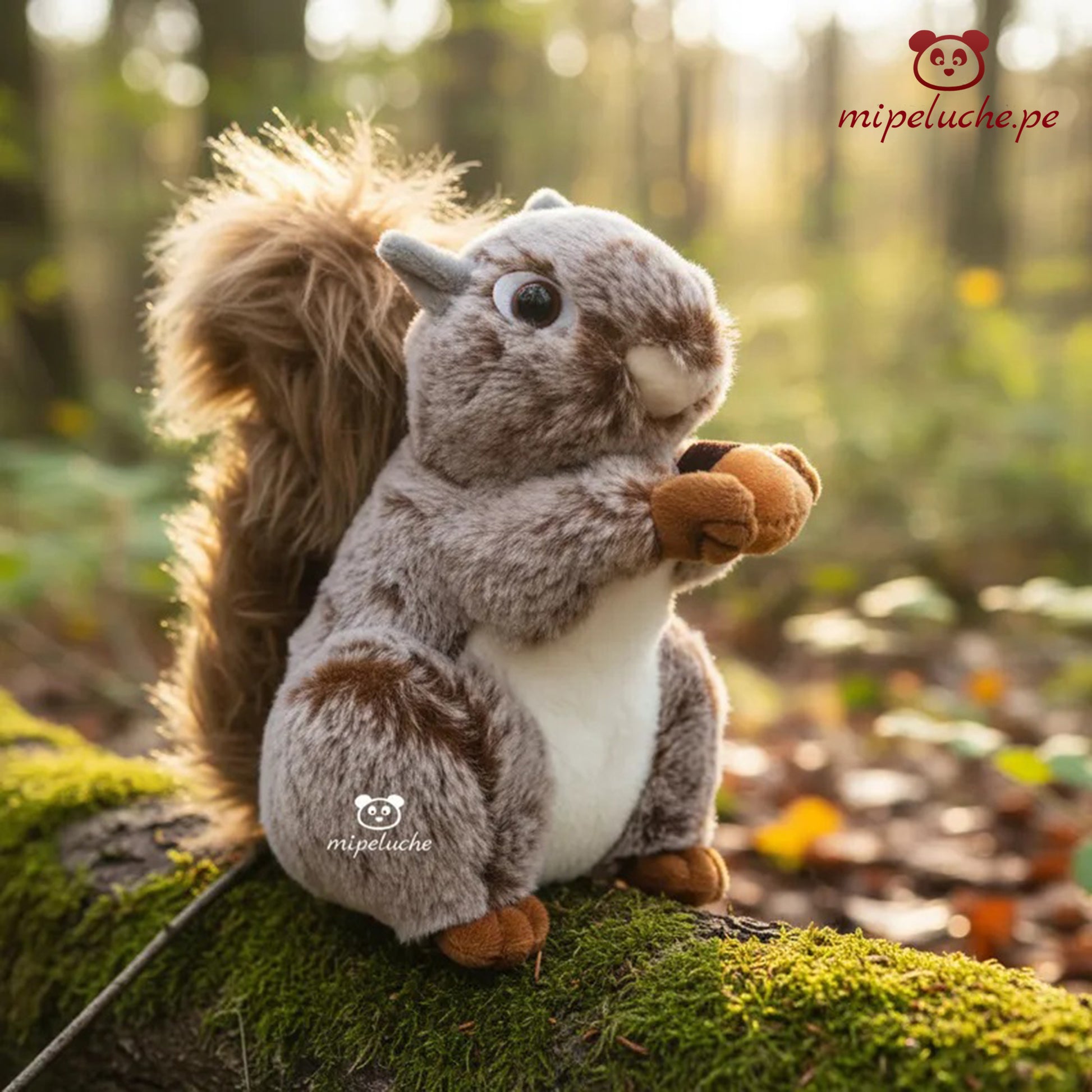 ardilla peluche felpa juguete con nuez lima peru perú barato envío a domicilio juguete tienda de regalos niños san valentin dia de la madre enamorados cumpleaños