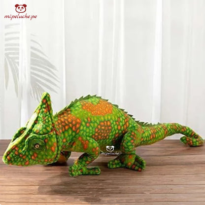 camaleón camaleon lagarto realista peluche felpa lima peru perú barato envio suave pelaje regalo original tienda de regalo delivery san valentin enamorados navidad dia de la madre juguete novios cumpleaños