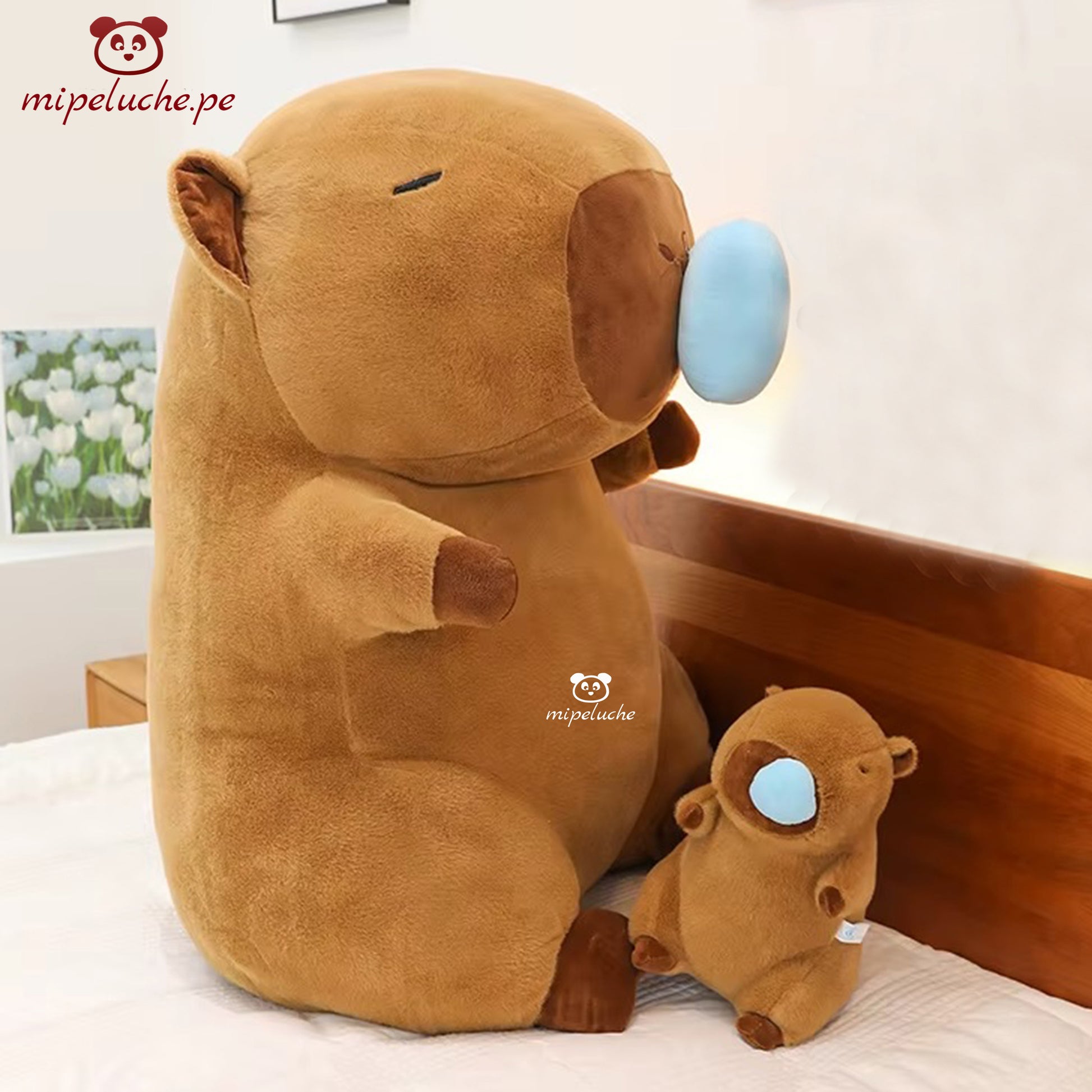 capibara gigante grande capybara ronsoco carpincho roedor peluche felpa regalo lima peru perú tienda de regalo envios delivery tigre leopardo lima peru perú barato envío a domicilio juguete tienda de regalos niños dia de la madre san valentin enamorados cumpleaños