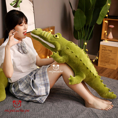 cocodrilo peluche felpa lima peru perú barato envio suave pelaje regalo original tienda de regalo delivery san valentin enamorados novios navidad ida de la madre