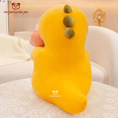 peluche dinosaurio nailong grande con tulipan lima envio gratis delivery tienda de regalos peru felpa enamorados san valentin cumpleaños dia de la madre niños navidad