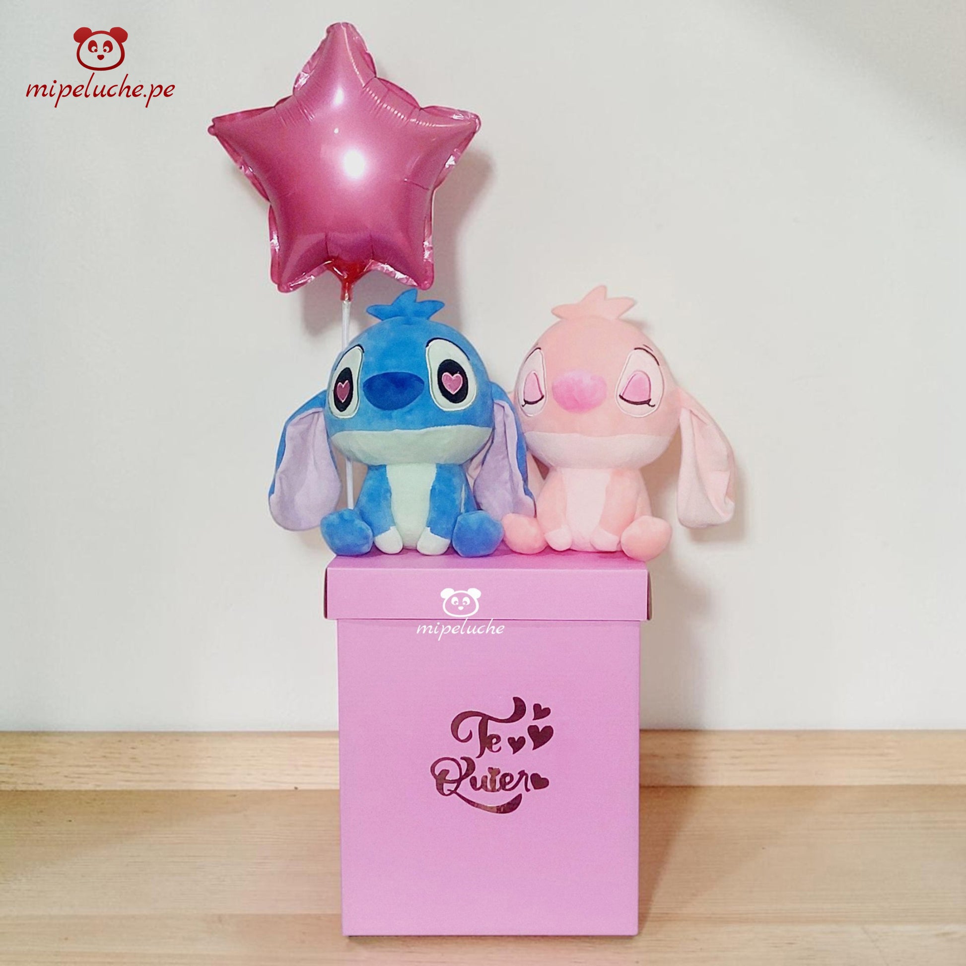 peluche stitch lilo angela stich arreglo regalo lima peru perú delivery tienda de regalos enamorados novios envios arreglos felpa san valentin arreglo dia de la madre cumpleaños