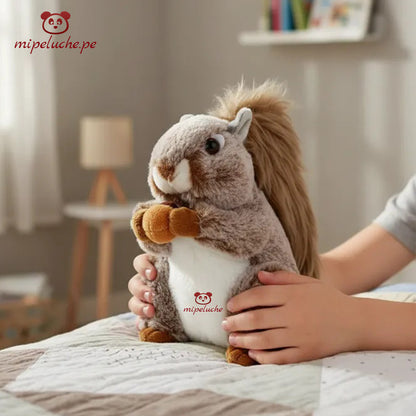 ardilla peluche felpa juguete con nuez lima peru perú barato envío a domicilio juguete tienda de regalos niños san valentin dia de la madre enamorados cumpleaños