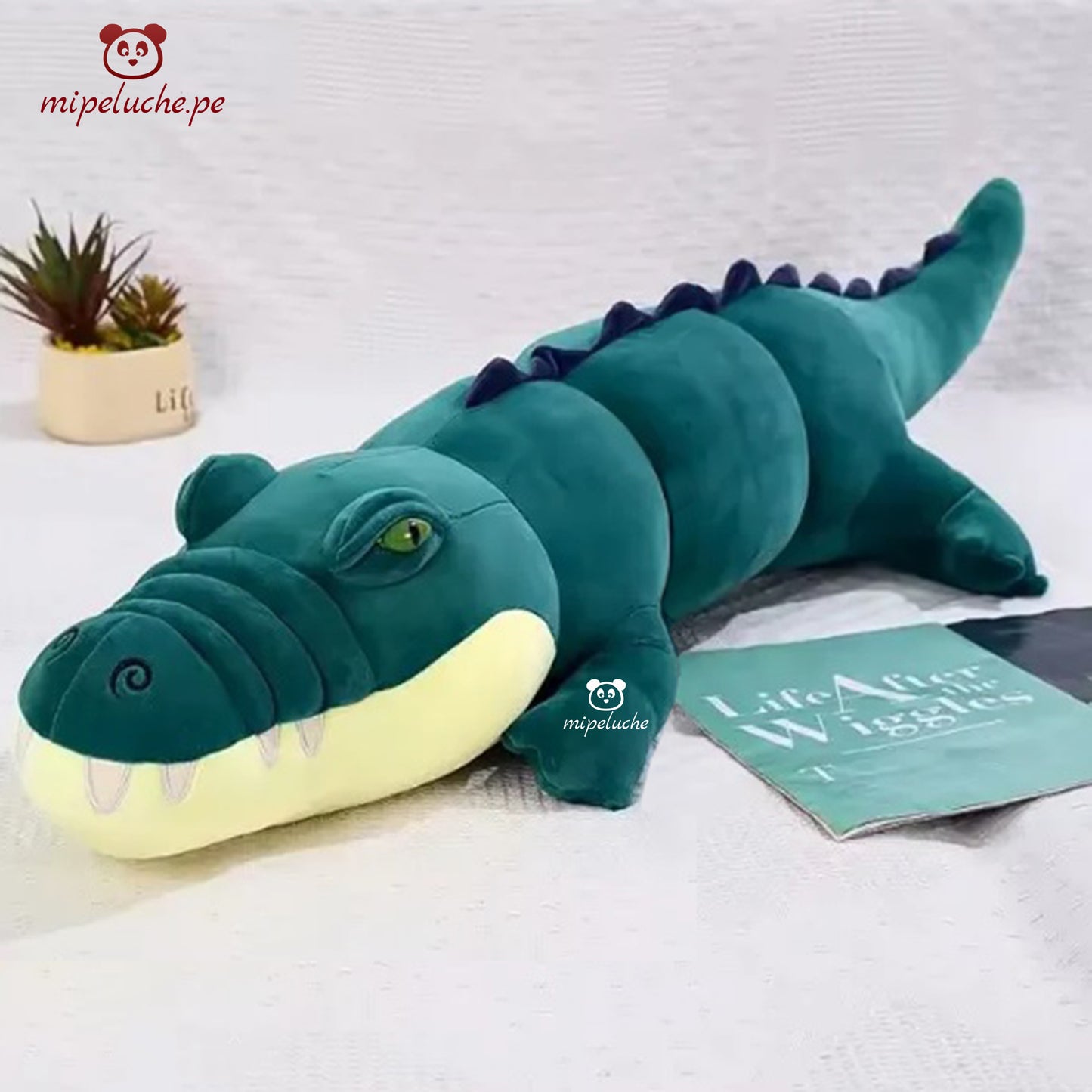cocodrilo peluche felpa lima peru perú barato envio suave pelaje regalo original tienda de regalo delivery san valentin enamorados novios navidad ida de la madre