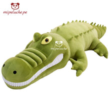 Cargar imagen en el visor de la galería, cocodrilo lagarto caiman grande gigante peluche felpa lima peru perú barato envio suave pelaje regalo original tienda de regalo delivery navidad regalo niños enamorados novios dia de la madre