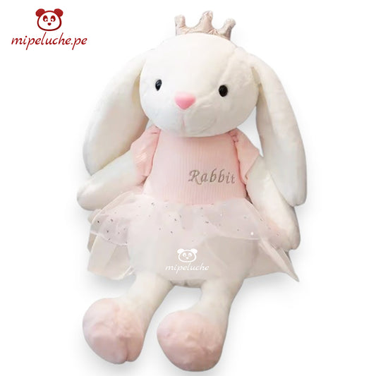 conejo coneja conejita suave peluche felpa juguete con chompa muñeca orejas largas lima peru perú barato envío a domicilio juguete tienda de regalos niños dia de la madre san valentin enamorados cumpleaños
