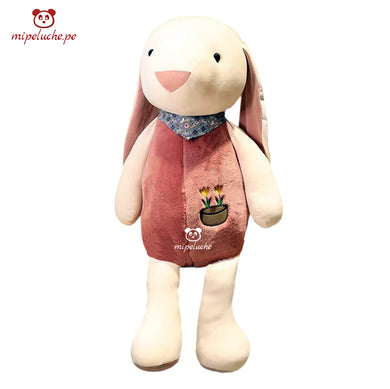 conejo coneja conejita suave peluche felpa juguete con chompa muñeca orejas largas lima peru perú barato envío a domicilio juguete tienda de regalos niños dia de la madre san valentin enamorados cumpleaños