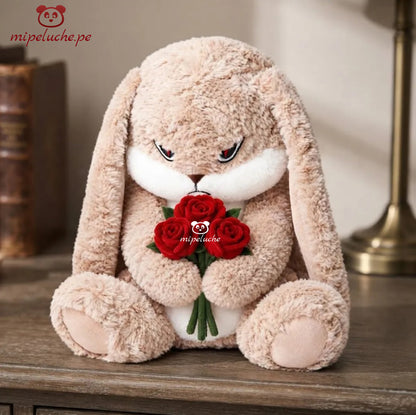 conejo coneja renegona enojada kawaii conejita suave peluche felpa juguete con chompa muñeca orejas largas lima peru perú barato envío a domicilio juguete tienda de regalos niños dia de la madre san valentin enamorados cumpleaños